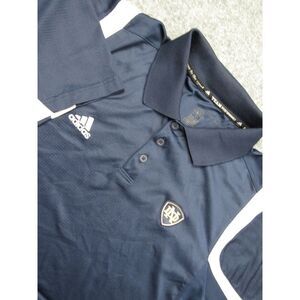 Adidas Shirt Men Large Team Performance Polo Notre Dame Fighting Irish ClimaCool